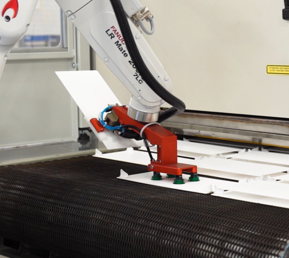 Ceramic heating element automated production.
