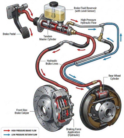 Example of automotive application – braking system