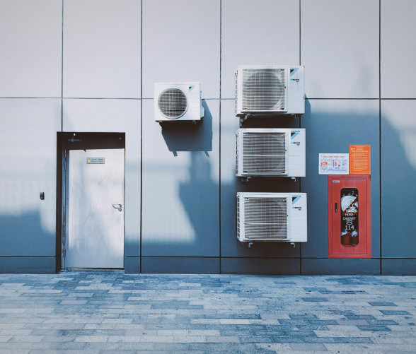 HVAC system, pressure control, refrigerant-related or thermal management application visual. Link to Pressure Sensors, Heating Elements and Custom Solutions
